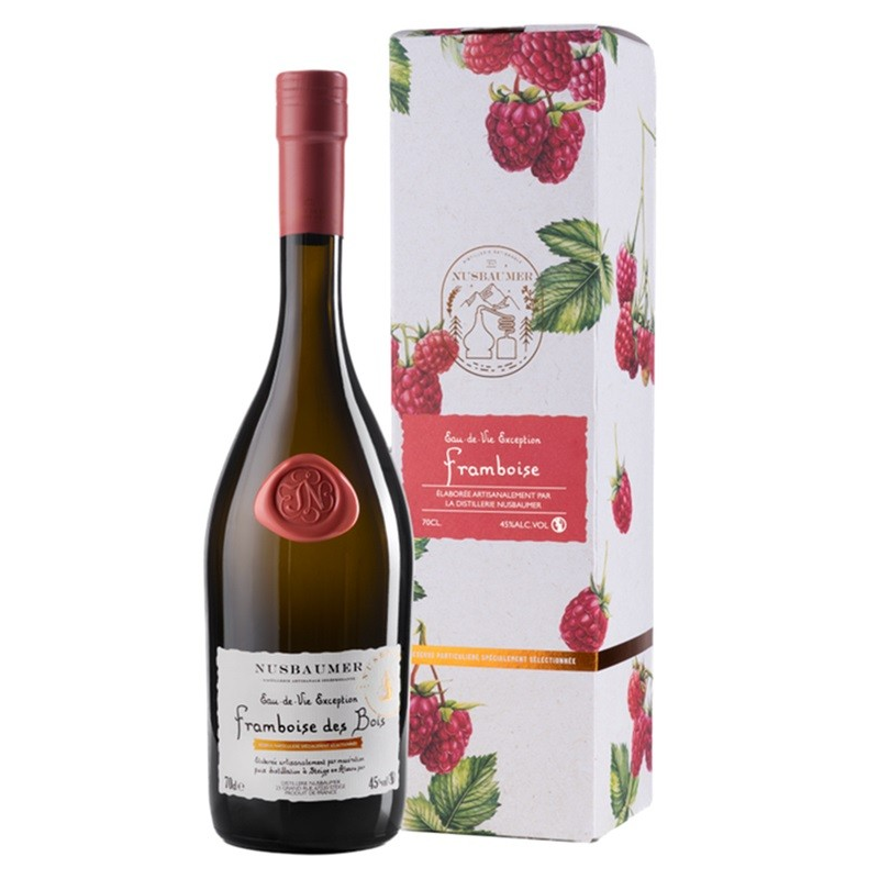 Framboise Exception Nusbaumer 70 cl 45° - Eau-de-vie Haut de Gamme