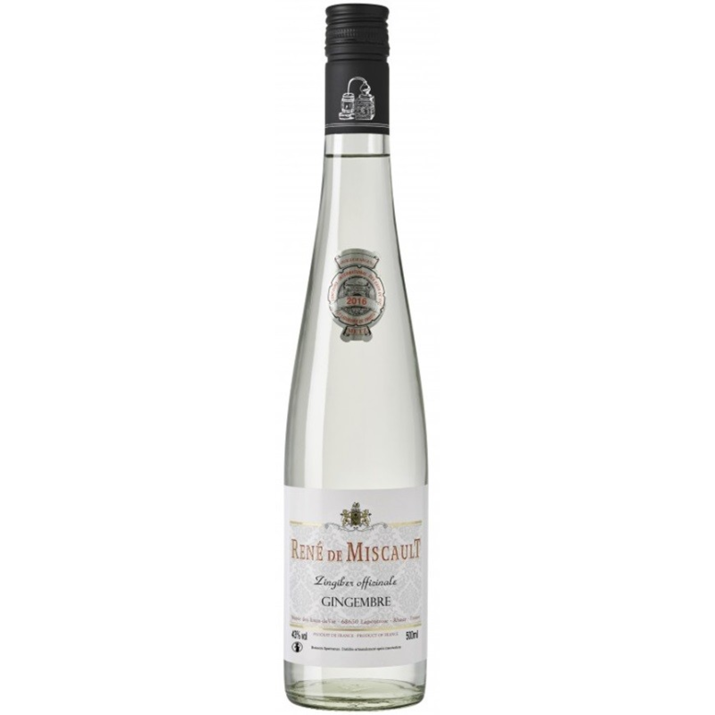 Gingembre 50 cl de Miscault - Eau de Vie Alsace 43° | Dégustation Premium