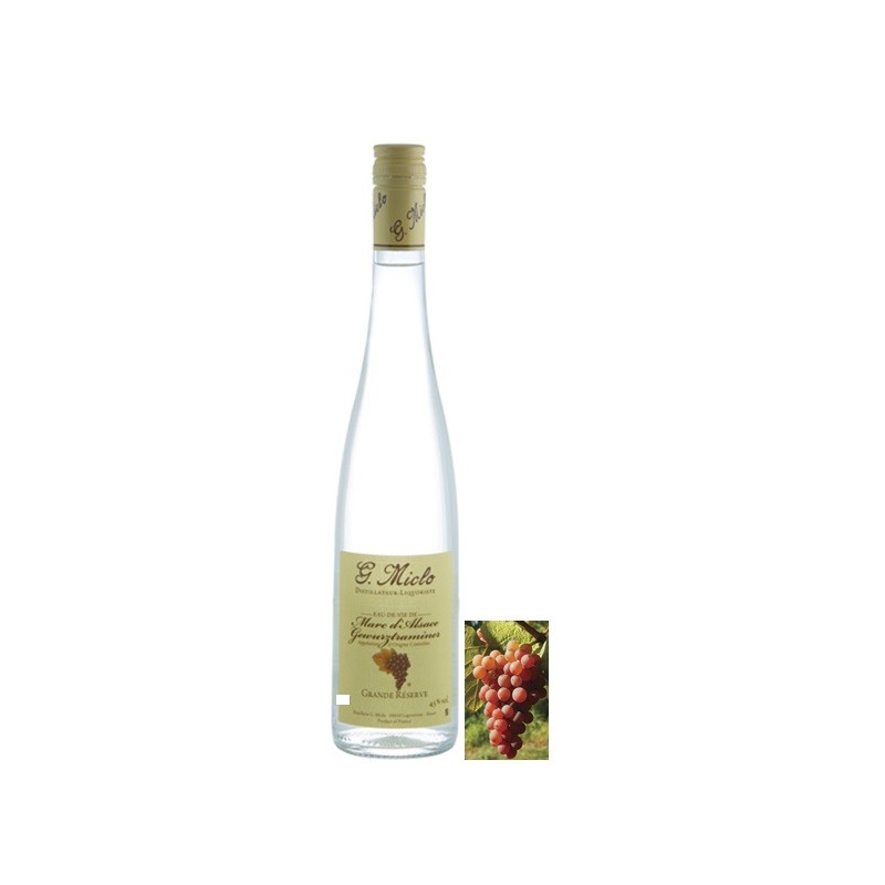 Marc de gewurztraminer Miclo - Eau de vie 45° | 35 cl
