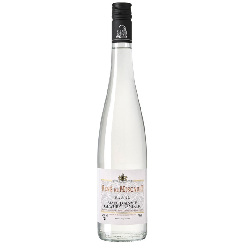 Marc de Gewurztraminer de Miscault - Eau de Vie 70cl 45° | Achat en Ligne