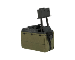 A&K M249 Series 1500 rds Ammobox - OD : performance et robustesse pour l'airsoft