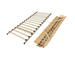 Sommier à lattes Alpha 80x200 - Kit de qualité premium