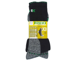 Lot de 3 paires de chaussettes de travail Safety Work Estex - Confort et Durabilité