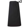 Lot de 2 tabliers de cuisinier ajustables Siphon LMA - Qualité et confort