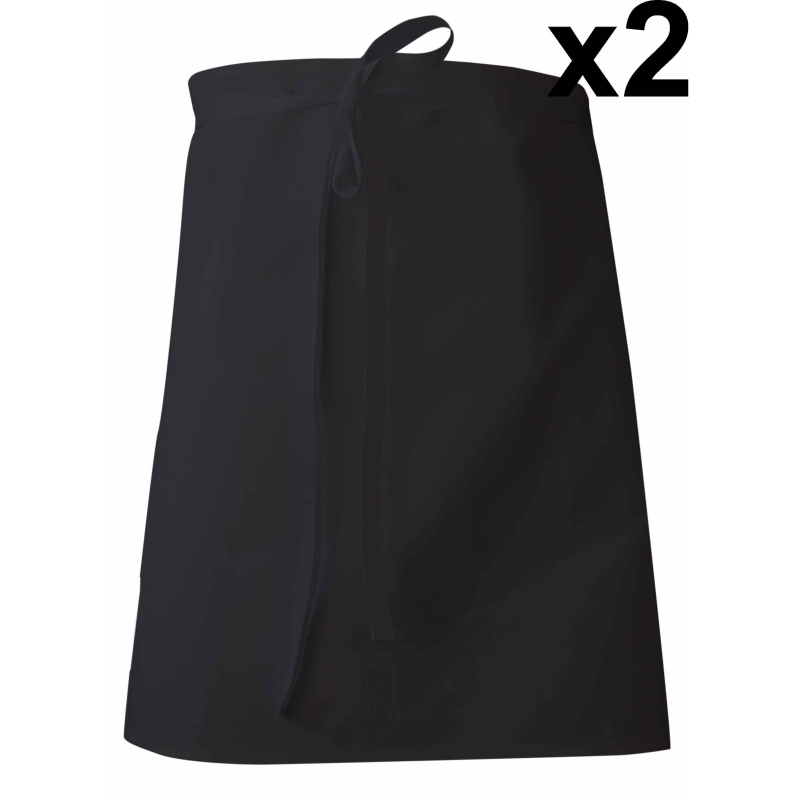 Lot de 2 tabliers de cuisinier Tamis LMA - Ajustables et élégants