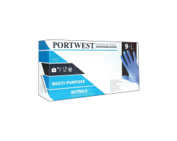 Gants nitrile non poudrés à usage unique - Boîte de 100 | Vêtements