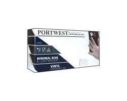 Gants vinyle poudrés à usage unique - Boîte de 100 | Sécurité et Confort