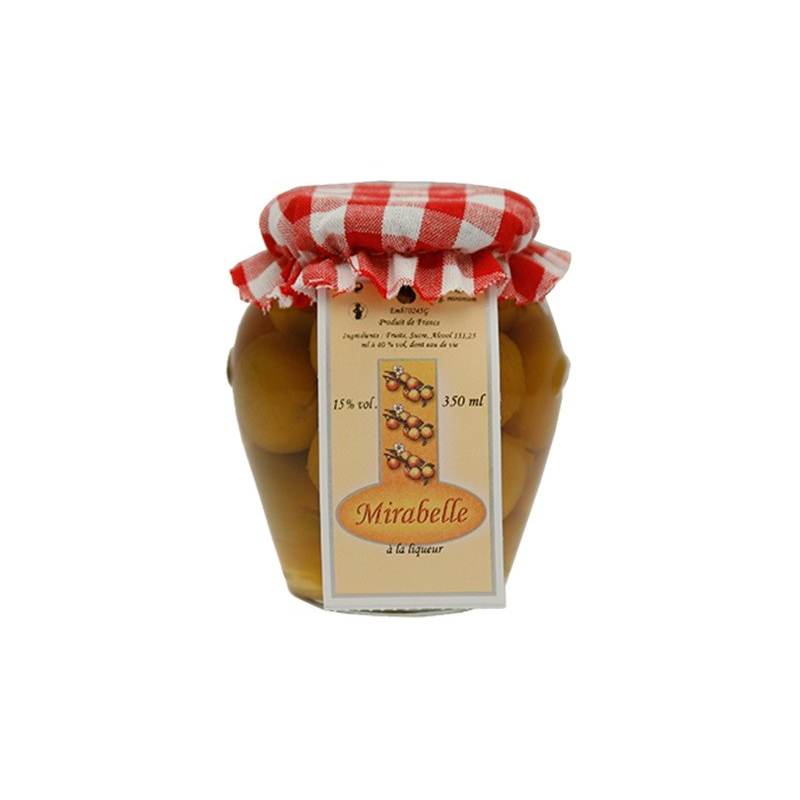 Mirabelles à l'eau de vie de Miscault - 35 cl 15°