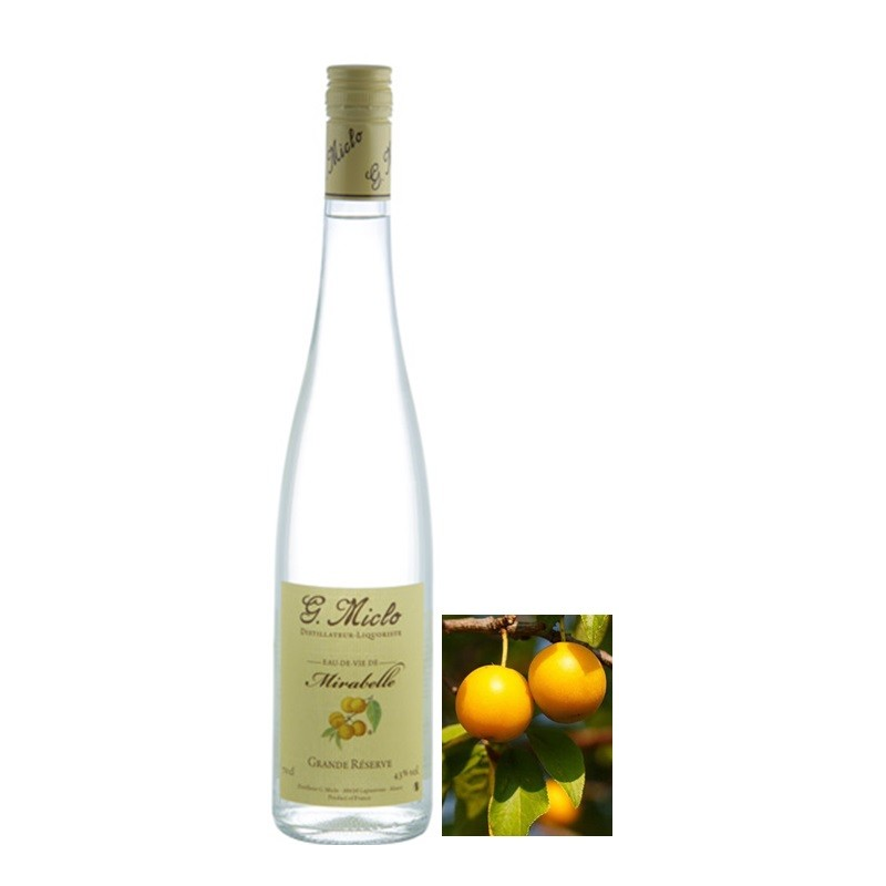 Mirabelle Grande Réserve Miclo - Eau-de-vie d'exception | 70cl | 43°
