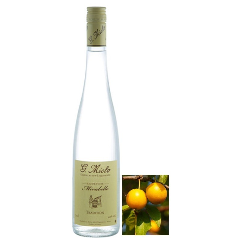 MIRABELLE MICLO TRADITION - Eau de vie Alsace 70 cl 40°