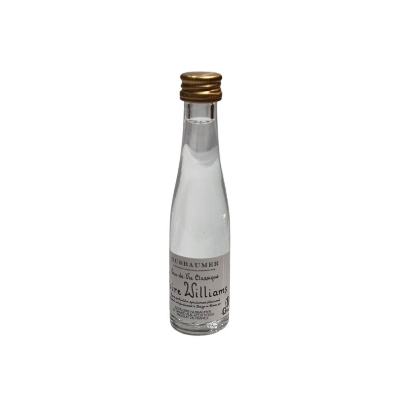 Poire Williams Nusbaumer Mignonnette - Eau de vie premium 3cl 43°
