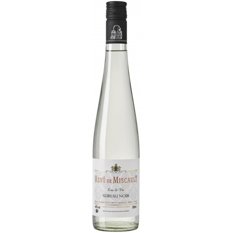 Sureau Noir 50 cl de Miscault - Eau de vie d'Alsace 43°