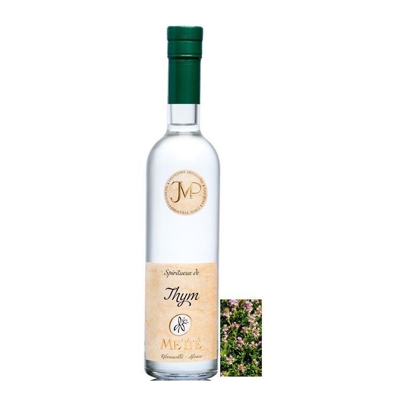 Thym mettée eau de vie Alsace 35 cl 45° - Spiritueux Authentique