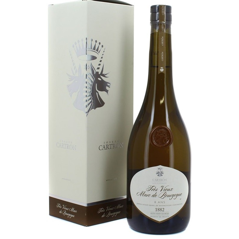 Très vieux marc de Bourgogne 8 ans Cartron - 70 cl | Spiritueux haut de gamme