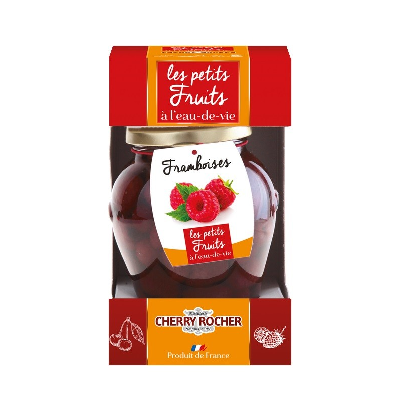 Framboise à l'eau de vie Cherry Rocher - Liqueur artisanale 35cl 16°