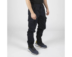 Pantalon de travail bleu marine déperlant Antras Nine Worths - Haut de gamme