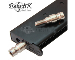 BALYSTIK Valve sans perçage pour chargeurs GBB / GBBR | Équipement Sportif