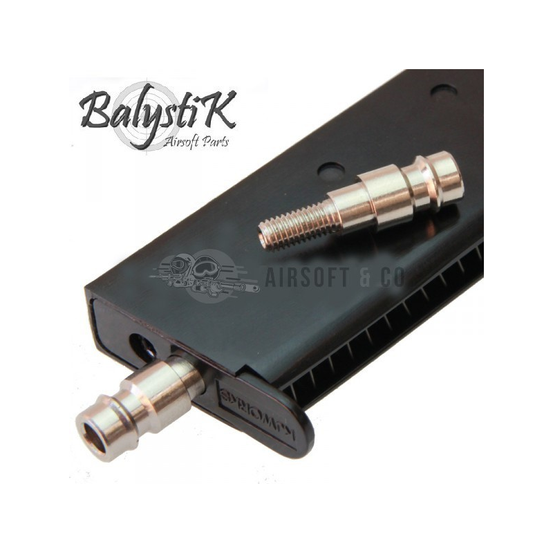 BALYSTIK Valve sans perçage pour chargeurs GBB / GBBR | Équipement Sportif