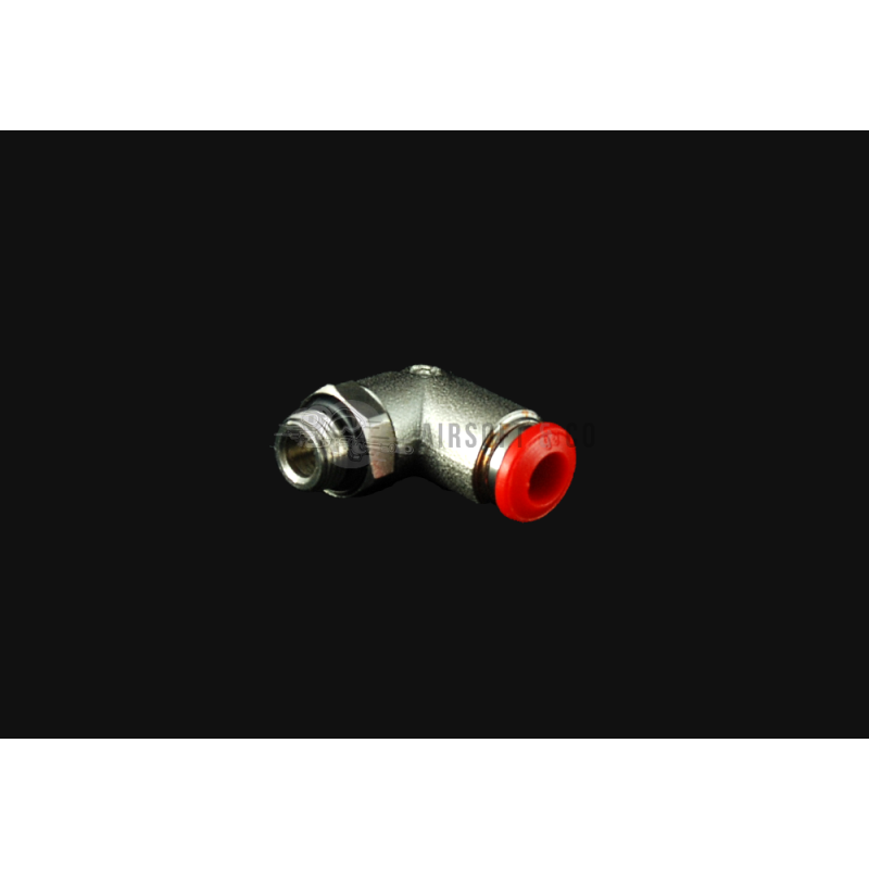 Mancraft - Raccord 1/8 GAZ coudé orientable / Flexible Ø 6 mm pour équipement sportif