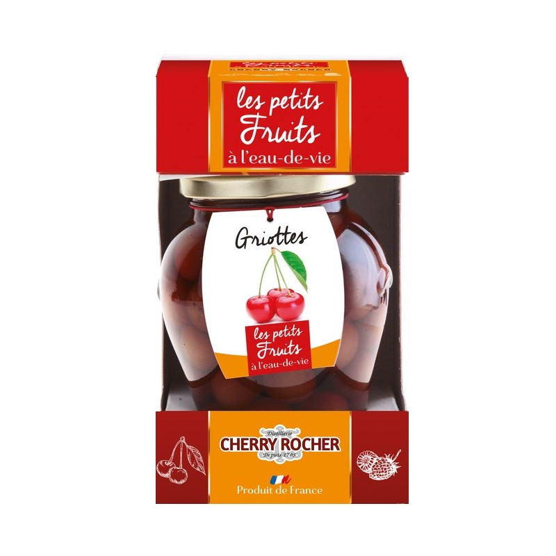 Griotte à l'eau de vie Cherry Rocher 35 cl 16° - Liqueur de cerise de qualité