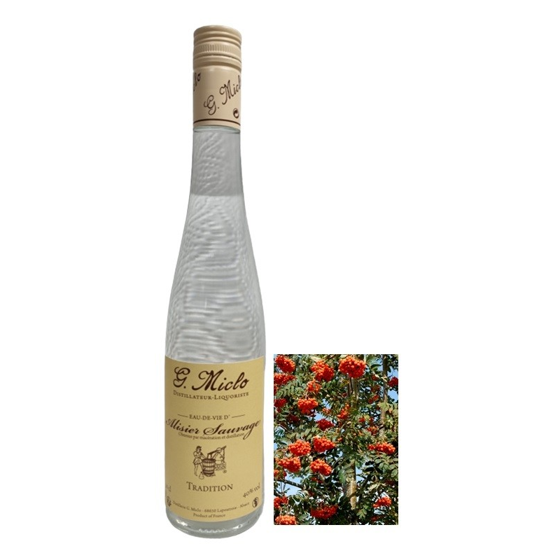 Alisier Sauvage Miclo - Eau de Vie d'Alsace 50cl 40°