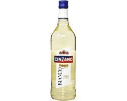 Cinzano Blanc Italie 100 cl 14° - Vermouth Blanc de Qualité