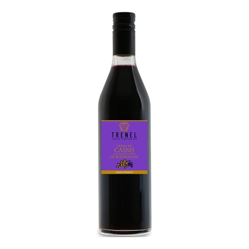 Crème de cassis Hautes Côtes de Bourgogne Trenel 70 cl 18° - Liqueur Authentique