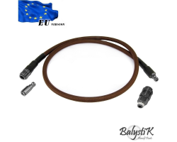 Ligne HPA haut débit tressée en nylon - Deep Coffee | Équipement Sportif