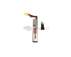 Batterie LiPo Tactical OPS 7.4 V 1300 mAh 20C Stick - Performances Optimales | Équipement Sportif