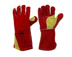 Gant de travail soudeur Fire 307 rouge - Taille 10 | Protection et confort