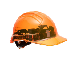 Casque de chantier transparent Peak View Portwest - Sécurité et confort