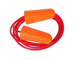 Bouchons antibruit en mousse PU avec cordon - Boîte de 200