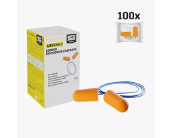 Bouchons d'Oreilles Arusha 37 dB avec Cordon Safety Jogger - Protection Auditive