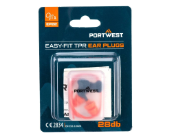 Bouchons d'oreilles réutilisables EP22 Portwest | Confort et Sécurité