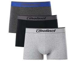 Pack de 3 boxers hommes confortables Molinel - Confort et style