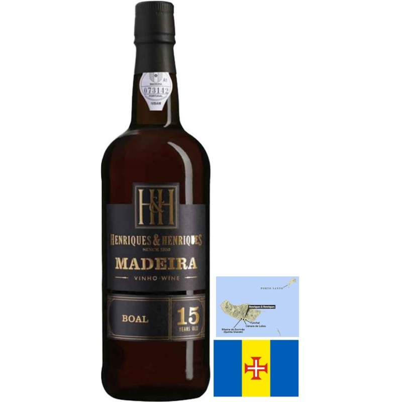 BOAL 15 ans Henriques & Henriques - Vin de Madère 75cl 20°