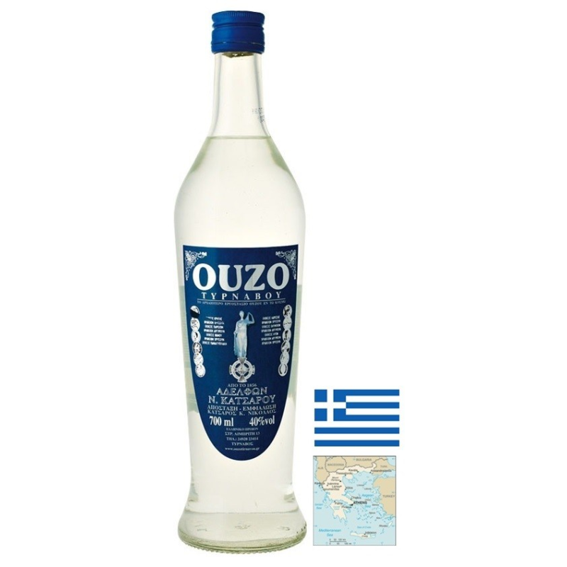 Ouzo Tyrenavou - Liqueur grecque 70cl 40°