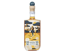 Pastis de Saint-Tropez le 12/12 pétanque 70cl 45° - Un apéritif d'exception