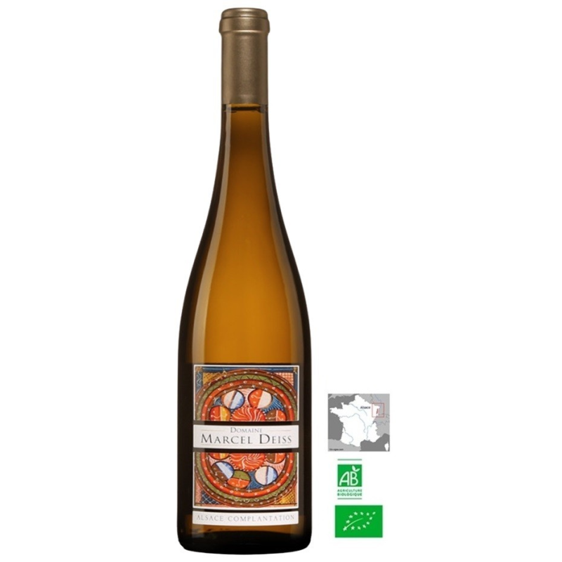 ALSACE DEISS BLANC 2023 - Vin blanc bio d'Alsace AOC