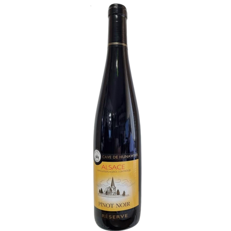 Pinot noir réserve Hunawihr Alsace 2023 - Vin rouge haut de gamme