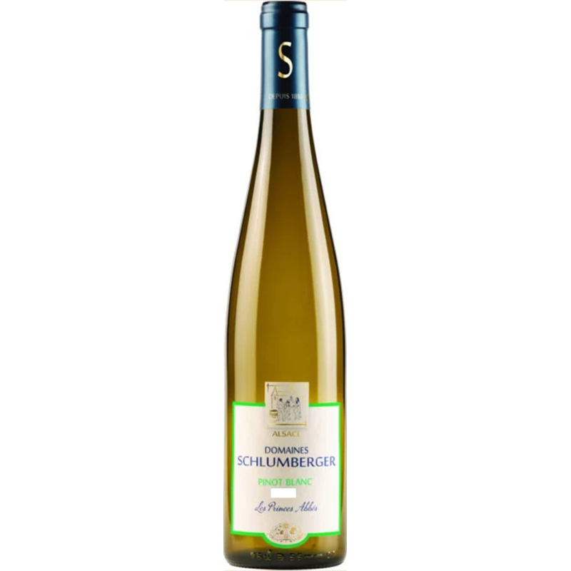 Pinot Blanc Princes Abbes Schlumberger 2022 - Vin Blanc Sec Alsace