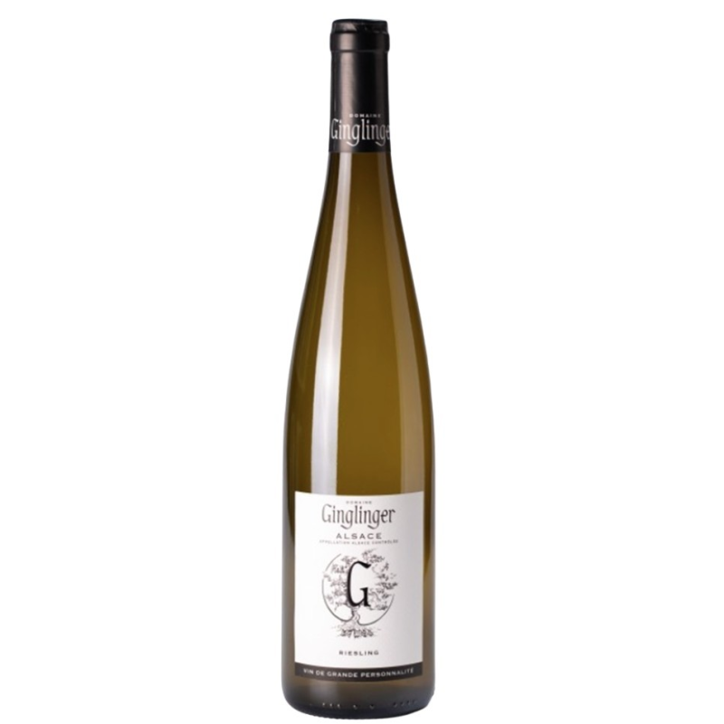 Riesling sec Domaine Ginglinger bio 2023 - Vin blanc d'Alsace