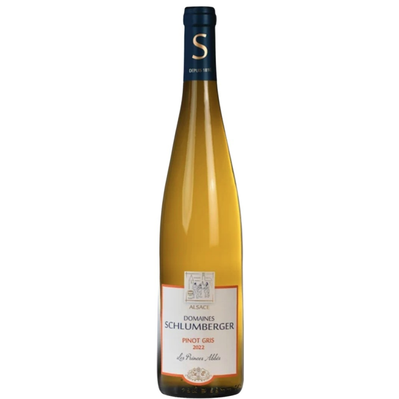 Pinot Gris Les Princes Abbés 2022 - Vin Blanc Demi-Sec Alsace