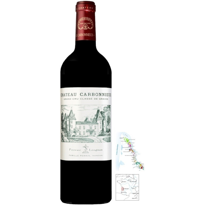 CARBONNIEUX ROUGE 2018 - Grand Cru Classé Pessac-Léognan - Vin Rouge Haut de Gamme