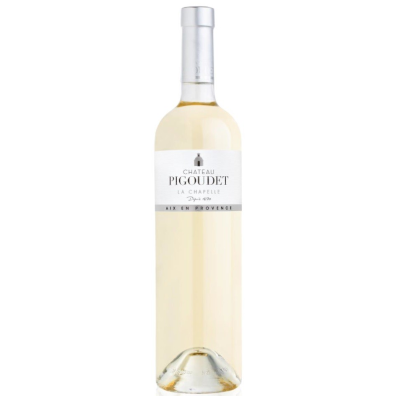 C D'Aix-en-Provence AOC Pigoudet La Chapelle Blanc 2018 - Vin Blanc Premium