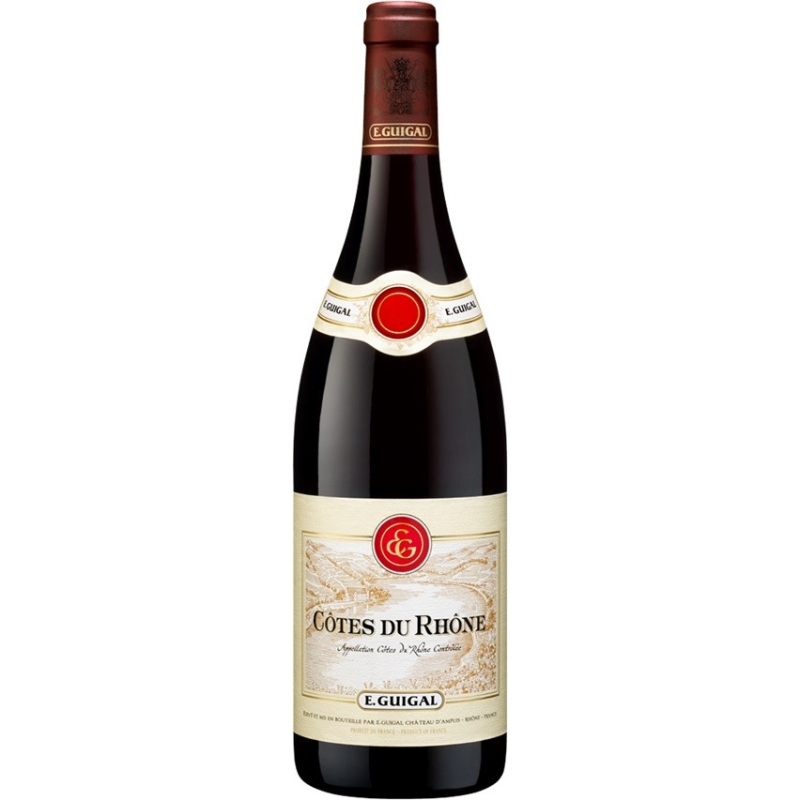 Côtes du Rhône AOC Rouge Guigal 2022 - Vin Rouge Haut de Gamme