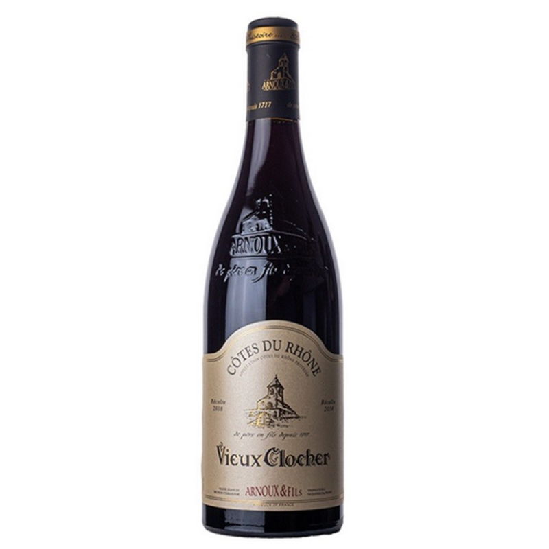 Côtes du Rhône AOC Vieux Clocher 2024 - Vin Rouge de la Vallée du Rhône