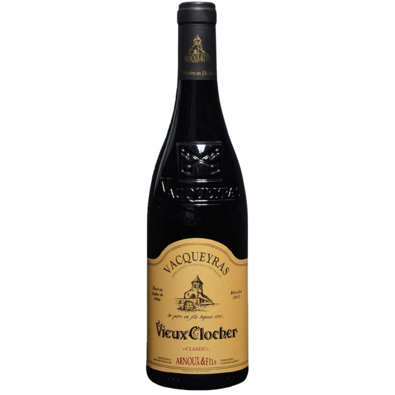 Vacqueyras AOC "Vieux Clocher" Arnoux 2022 - Vin Rouge d'Exception