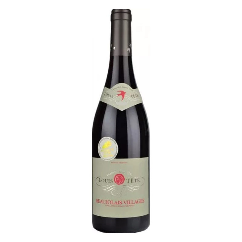 Beaujolais Villages AOC Louis Tête 75 cl - Vin Rouge d'Exception