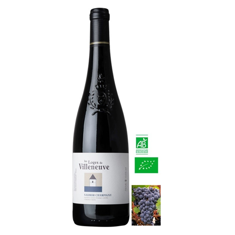 Saumur Champigny Les Loges de Villeneuve Bio 2021 - Vin Rouge Haut de Gamme
